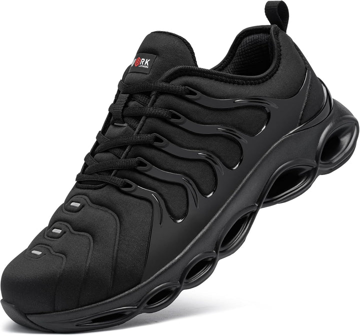 Arbeitsschuhe Herren Sicherheitsschuhe Mode Anti Smashing Stahlkappenschuhe Atmungsaktiv Dämpfung Le