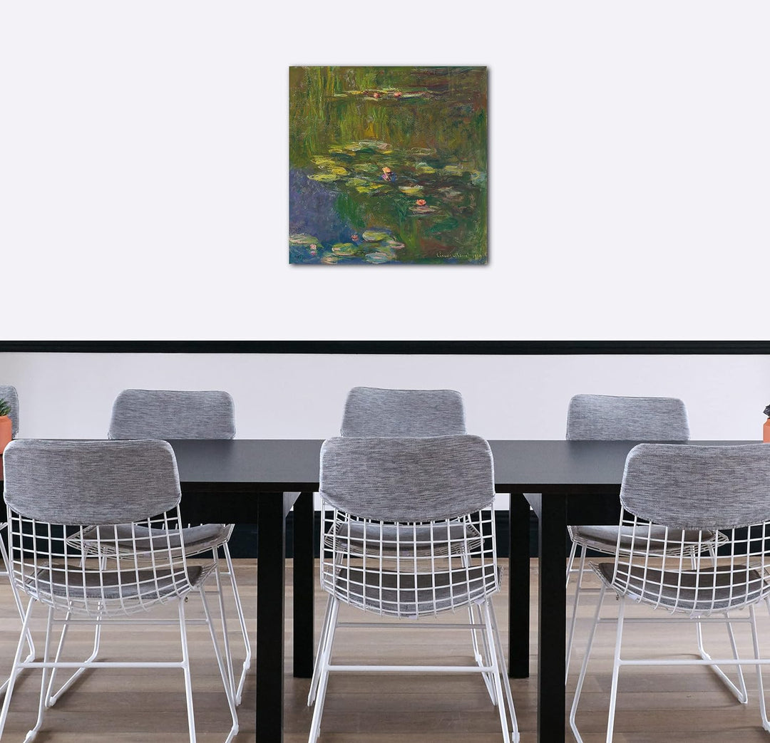 Printed Paintings Leinwand (60x60cm): Claude Monet - Der Seerosenteich 60x60 cm, 60x60 cm