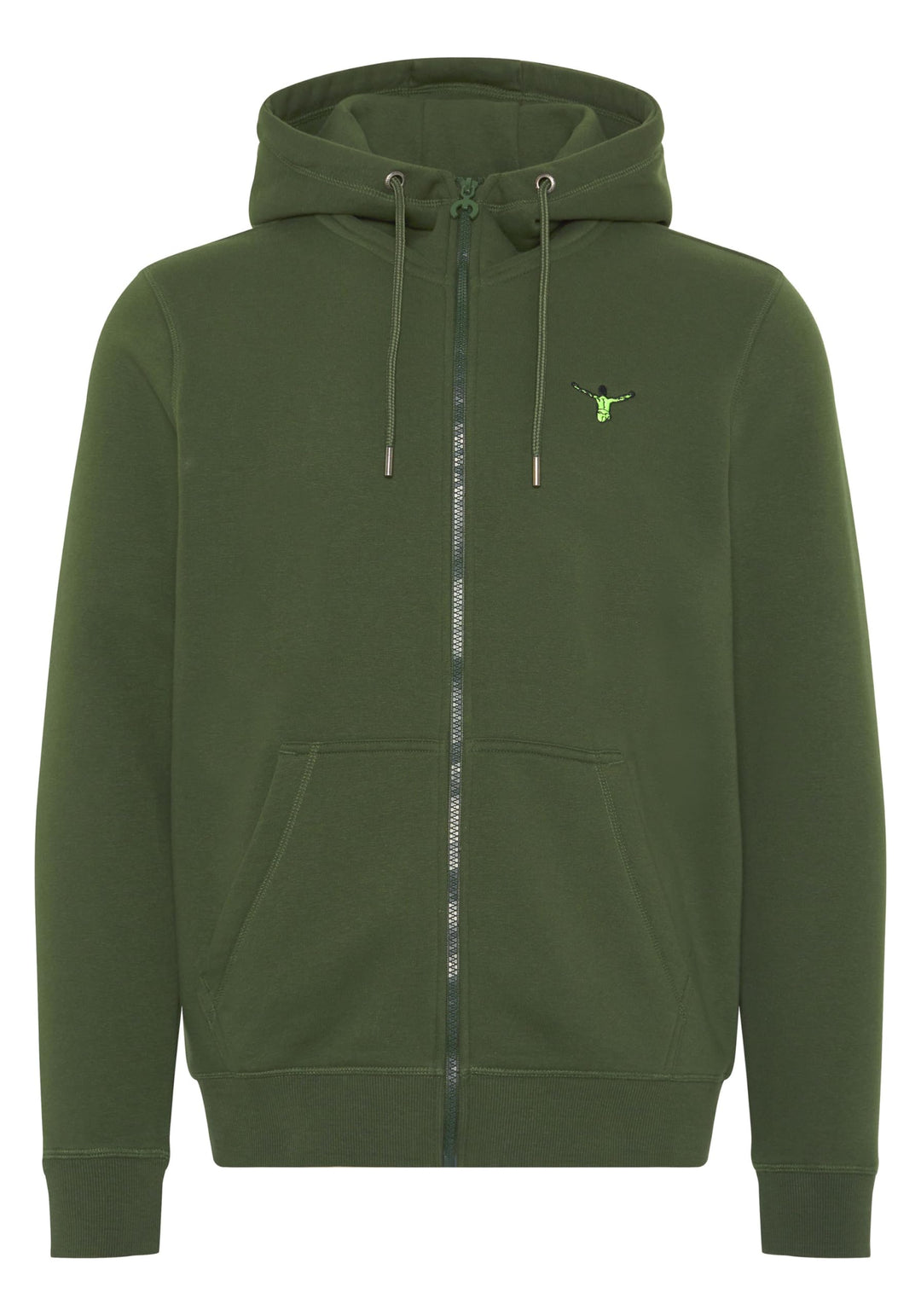CHIEMSEE Sweatjacke mit Kapuze und Jumper-Motiven S 19-0417 Kombu Green, S 19-0417 Kombu Green