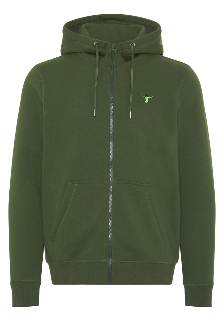 CHIEMSEE Sweatjacke mit Kapuze und Jumper-Motiven S 19-0417 Kombu Green, S 19-0417 Kombu Green