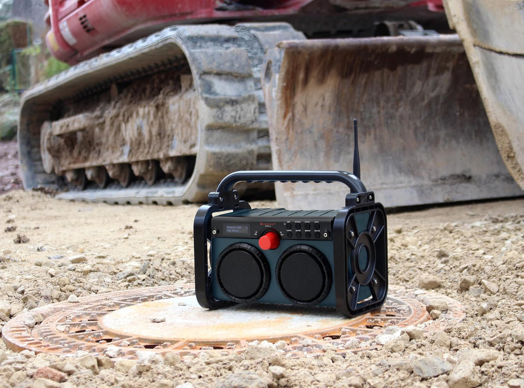 SOUNDMASTER DAB+/UKW Akku-Radio DAB85BL, blau/schwarz