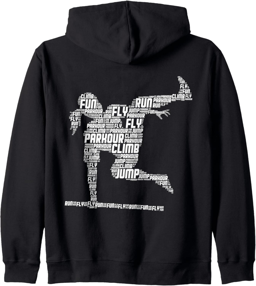 Parkour Mädchen Parcouring Extremsportler Parcour Kapuzenjacke