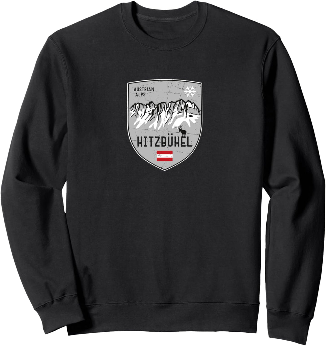 Kitzbühel Wilder Kaiser Ski Wappen Sweatshirt