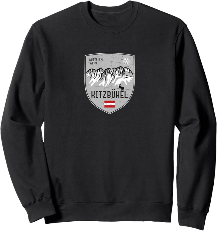 Kitzbühel Wilder Kaiser Ski Wappen Sweatshirt