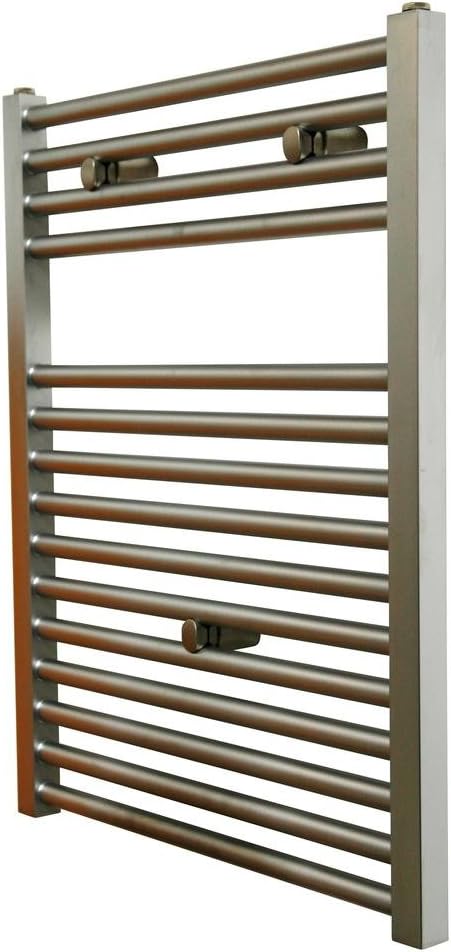 Badheizkörper Design Edelstahl 1, HxB: 77 x 60 cm, 581 Watt Szagato handtuchwärmer handtuchtrockner