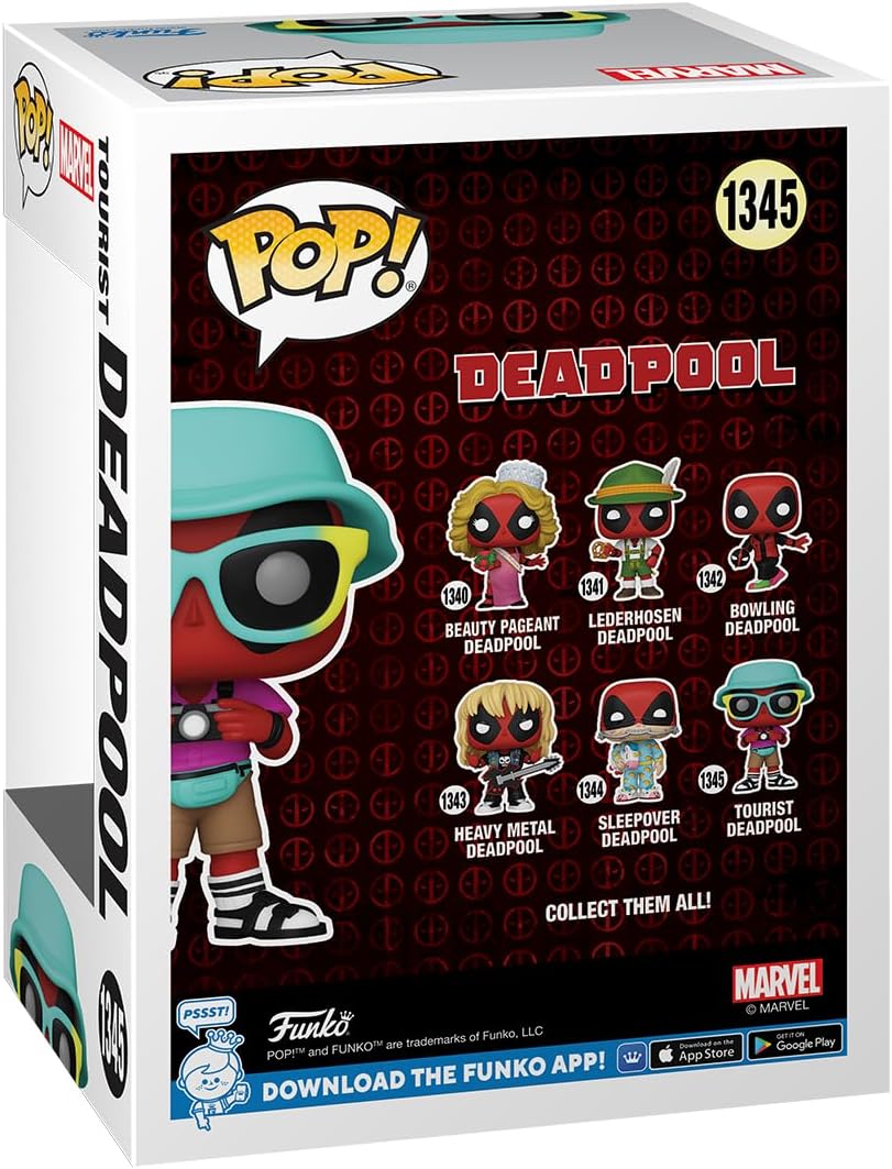 Funko Pop! Marvel: Deadpool - Tourist - Vinyl-Sammelfigur - Geschenkidee - Offizielle Handelswaren -