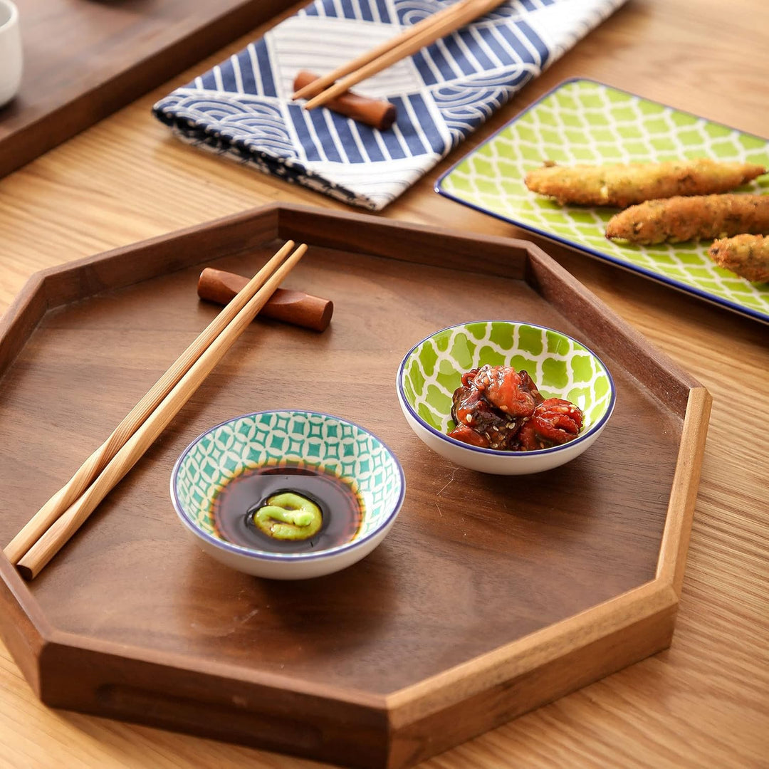 vancasso Sushi Set porzellan, MACARON japanische Ess Service, 6-teilig Geschirr-Set für 2 Personen M