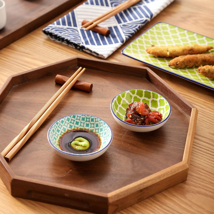 vancasso Sushi Set porzellan, MACARON japanische Ess Service, 6-teilig Geschirr-Set für 2 Personen M