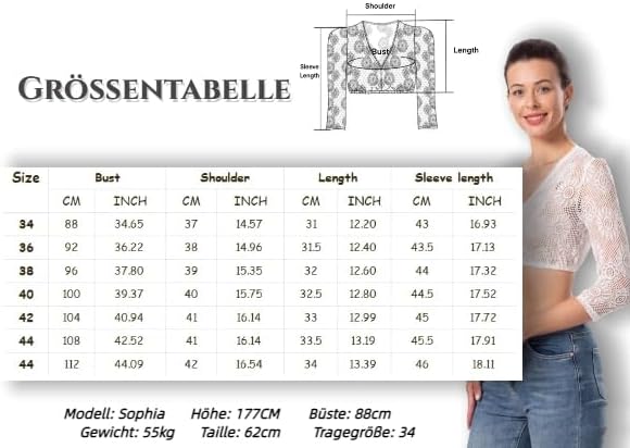 Dirndlwelle Dirndlbluse Damen Trachtenbluse Dirndl Bluse Damen Dirndlbluse Spitze Dirndlbluse weiss