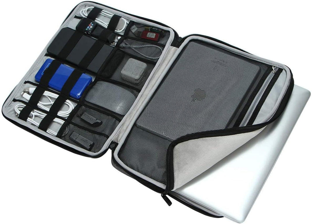iCozzier 15-15.6 Zoll Griff Elektronisches Zubehör Gurt Laptop Schutzhülle Tasche Schutzhülle für 15