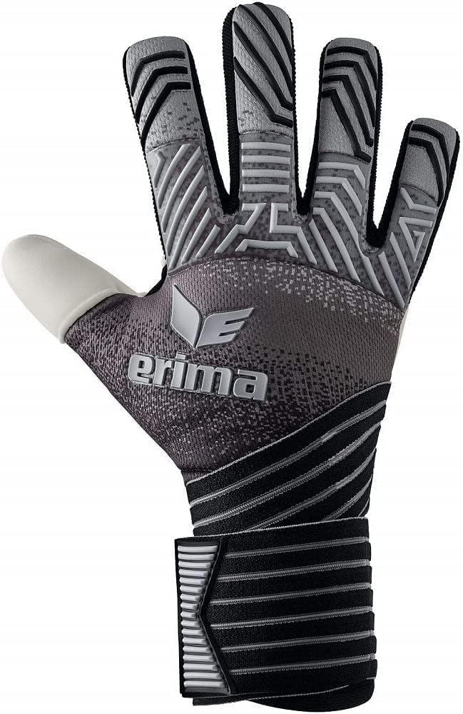 Erima Flex Rd Pro Torwarthandschuh 9.5 schwarz/grau/weiss, 9.5 schwarz/grau/weiss