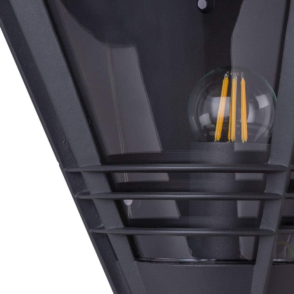 Globo Design Aussen Bereich Wand Lampe Laterne Grundstück Leuchte Terrassen ALU Lampe 32093A