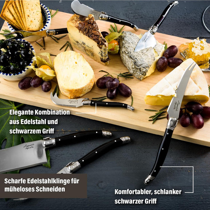 Laguiole Style de Vie Käsemesser-Set Premium Line, 8-teilig, mit