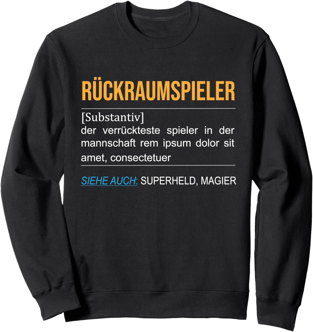 Handballspieler Handballer Verein - Rückraumspieler Handball Sweatshirt