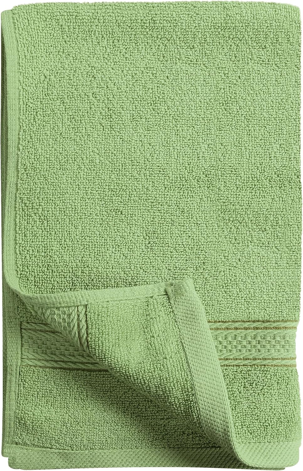 Utopia Towels Handtücher, Baumwolle, 600 g/m², 6 Stück Grün, Grün 41 x 71 cm (6 Hand Towels)