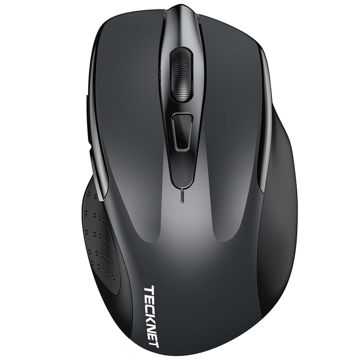 TECKNET Bluetooth Maus, 4800 DPI Kabellos Ergonomische Maus (Tri-Modi: BT 5.0/3.0+2.4G), 30 Monate B