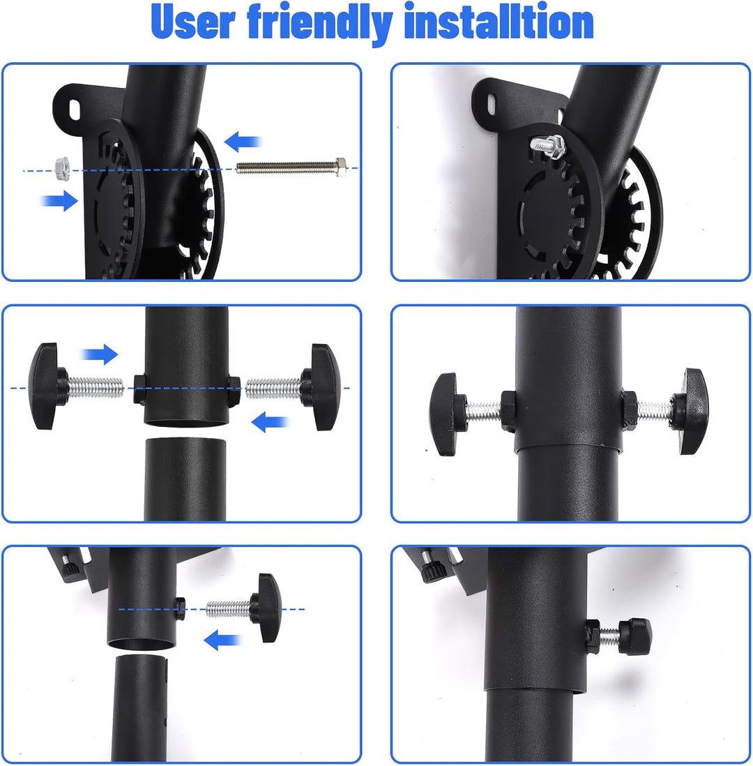 Starlink Gen 3Universal-Halterung – 360° verstellbar für Wand/Mast-Montage mit Adapter | Kompatibel