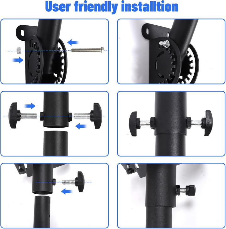 Starlink Gen 3Universal-Halterung – 360° verstellbar für Wand/Mast-Montage mit Adapter | Kompatibel