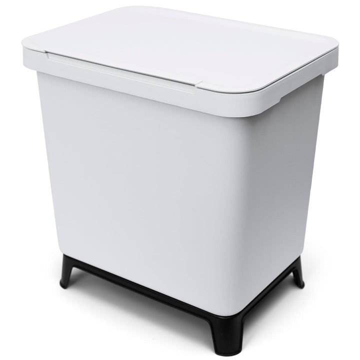 YourCasa® Mülleimer 2 Fächer [20L] im exklusiven Design Mülltrennsystem - Mülleimer Küche mit Deckel