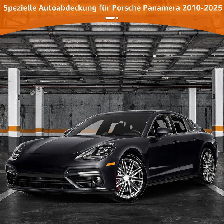 Autoabdeckung Indoor für Porsche Panamera 2010-2025, Stretch Soft Satin Massgeschneidert Atmungsakti