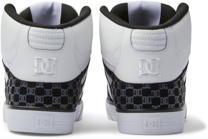 DC Shoes Herren Pure High-top WcSneaker 47 EU Black White Monogram, 47 EU Black White Monogram