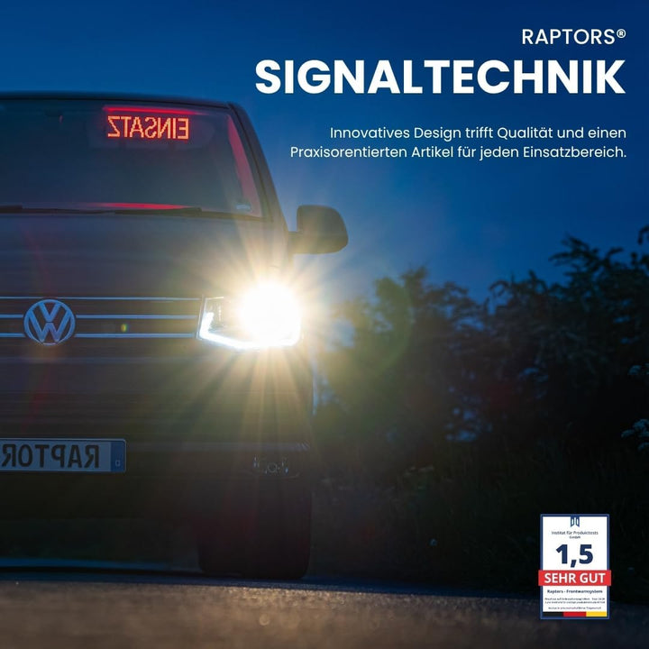 LED Frontwarnsystem | Einsatzschild | Multicolor WiFi - Android und iOS App - Handygesteuert - Dacha