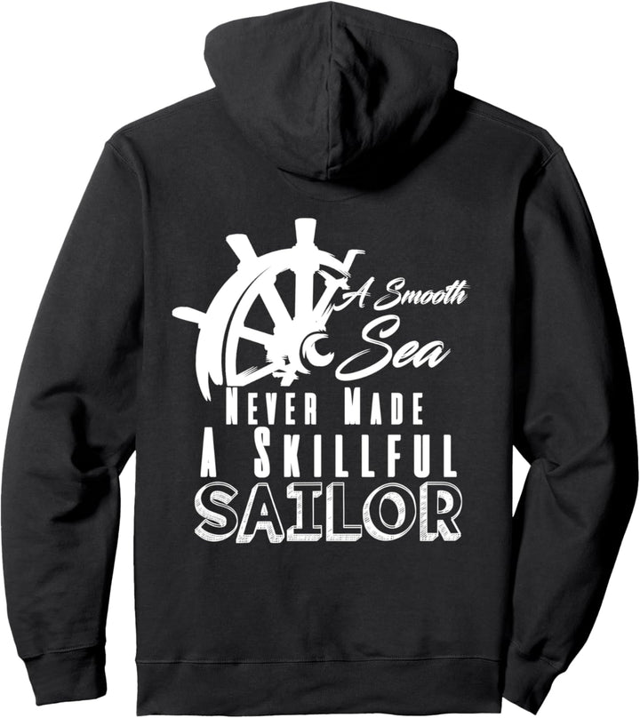Segeln Steuerrad Kapitän Segelboot Yacht Urlaub Sprüche Pullover Hoodie