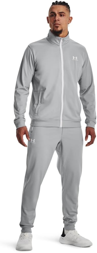 Under Armour Herren Sportstyle Tricot Jacke Sweatshirt M Modgrau/weiss, M Modgrau/weiß