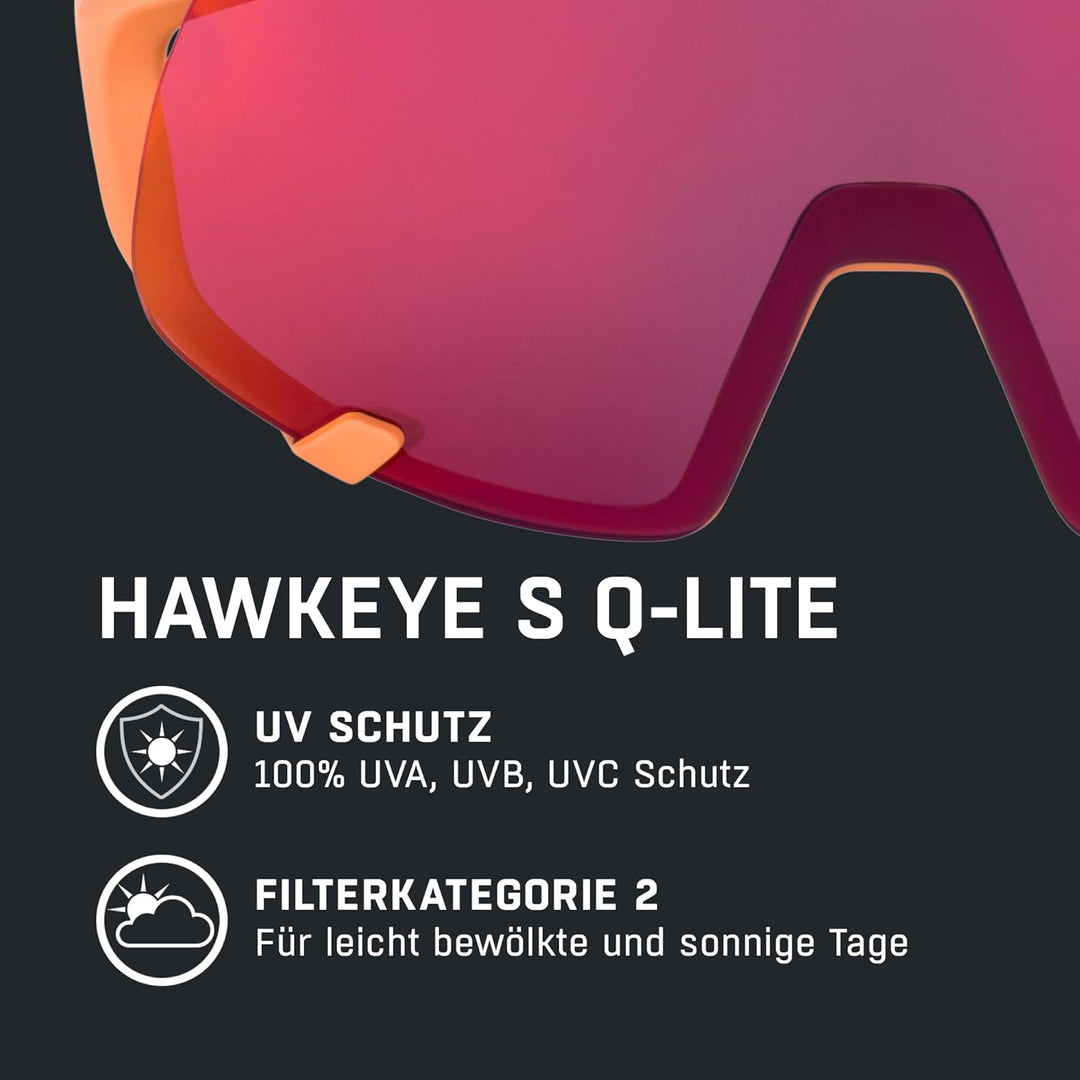 ALPINA Unisex Sport- & Fahrradbrille Sportbrille (1er Pack) Einheitsgrösse peach matt, Einheitsgröss