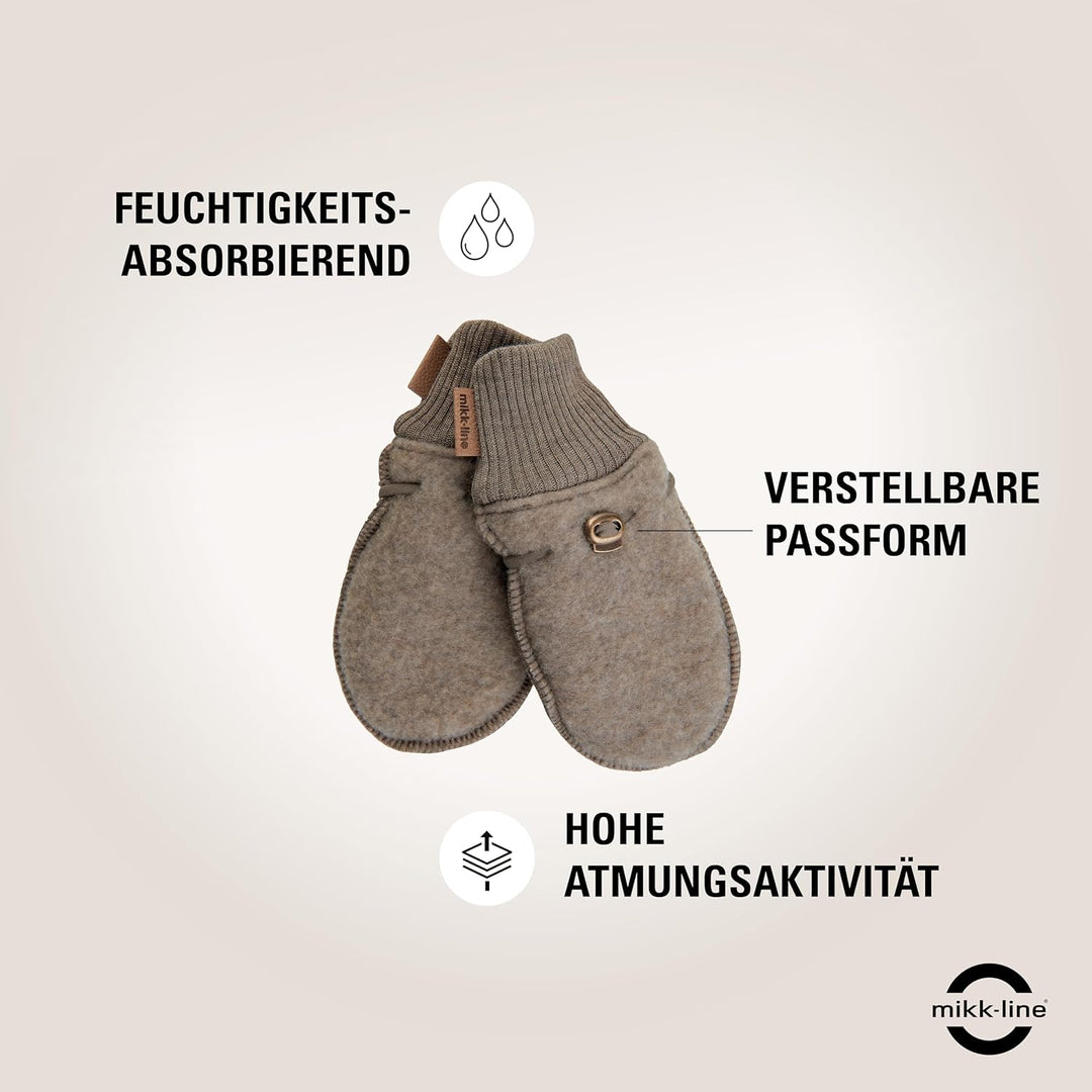 Mikk-line Wollhandschuhe Kinder | Handschuhe Kinder | Handschuhe Wolle Kinder | Wärme Kinder Handsch