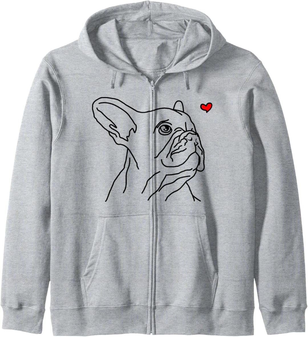 Französische Bulldogge Liebe Frauchen Frenchie Geschenkidee Kapuzenjacke