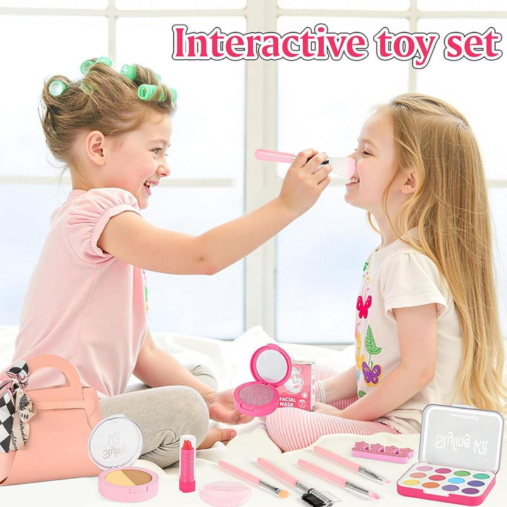 Spiel Make-up Set - Realistisches Rollenspiel-Spielzeug - Kinder Spiel Makeup für Mädchen,Für Mädche