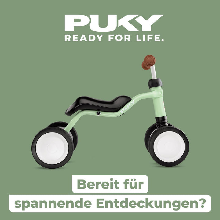 PUKY WUTSCH | Sicheres Rutschfahrzeug | Für Kleinkinder ab 1,5 Jahren | Mit Pendelachse | Sicherheit