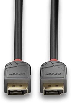 LINDY 36484 5m DisplayPort 1.4 Kabel, Anthra Line Single, Single
