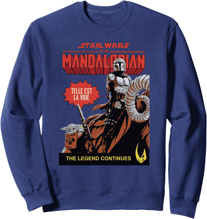 Star Wars The Mandalorian Telle Est La Voie Comic Book Sweatshirt
