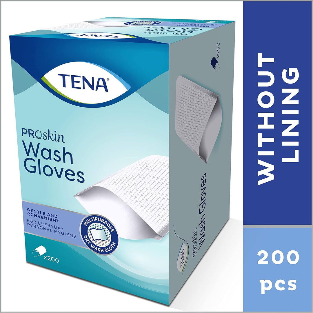 Waschhandschuh TENA Wash Glove unfoliert(6x200Stk), Wasch- und Handtücher