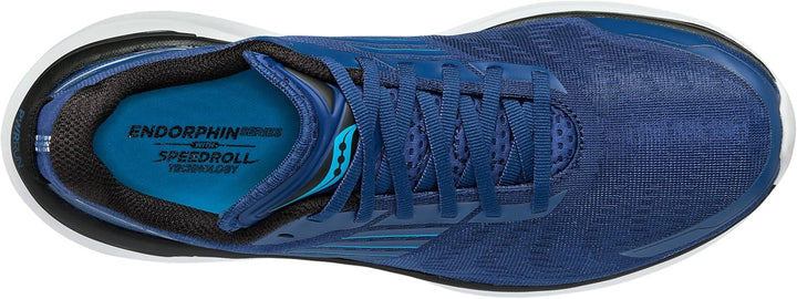 Saucony Herren Endorphin-Geschwindigkeit 3Sneaker 50 EU Indigo Schwarz, 50 EU Indigo Schwarz