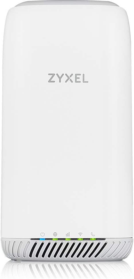 Zyxel 4G LTE-A Indoor WLAN-Router | Dual-Band WLAN-Sharing für 64 Geräte | Unterstützt VoIP/Volte |