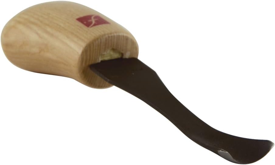 FLEXCUT #8 Palm Sweep, Hartstahl, massiver Eschengriff, 11/16 Zoll (FR702) #8 - 11/16 Inch Palm Swee