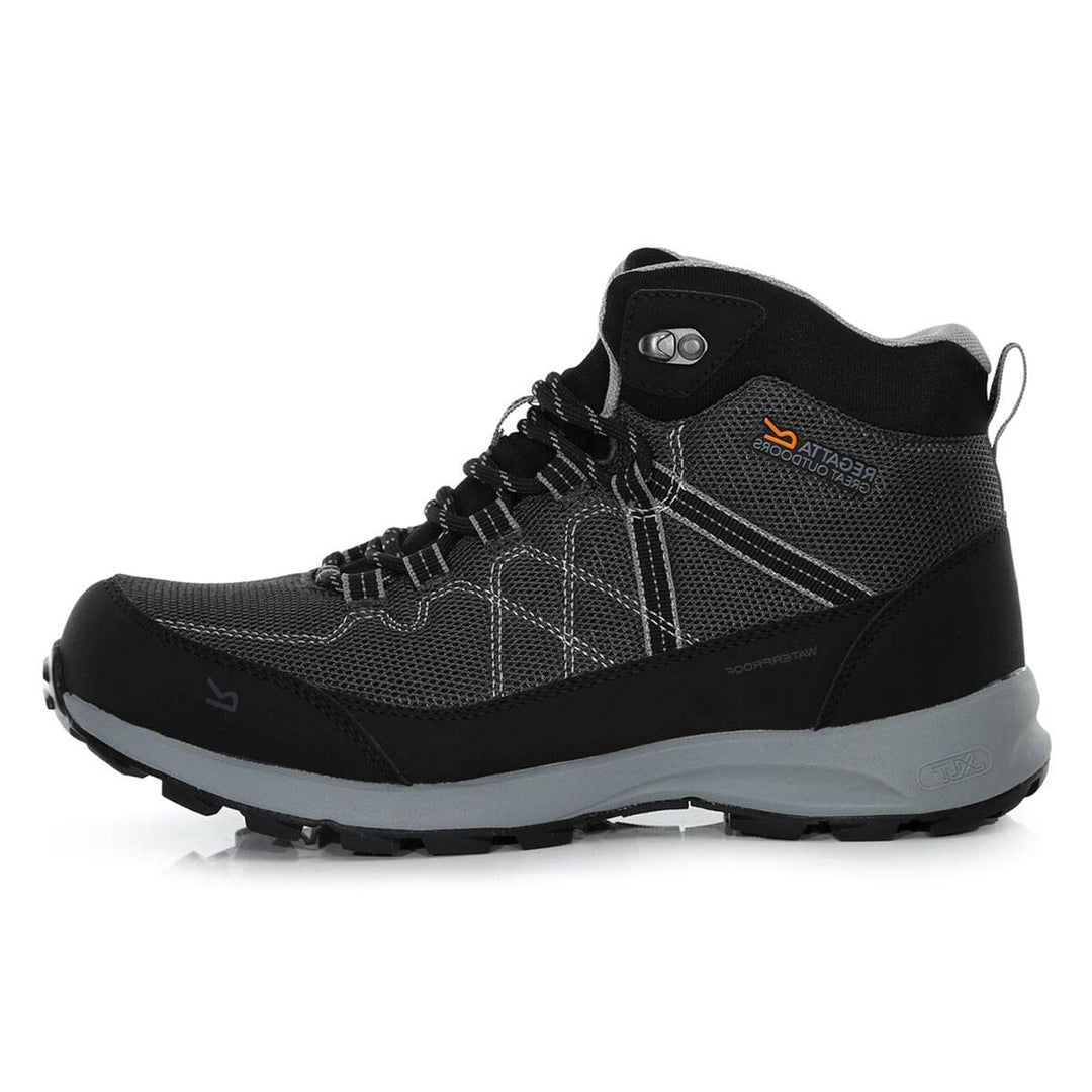 Regatta Herren Samaris Lite 41 EU Black Dkstee, 41 EU Black Dkstee