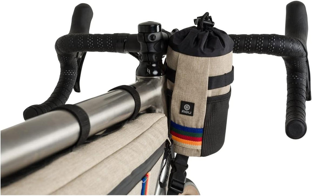 AGU Snack-Pack Venture Fahrrad Rahmentasche, 1L Rahmentasche Fahrrad wasserabweisend, Reflektierend
