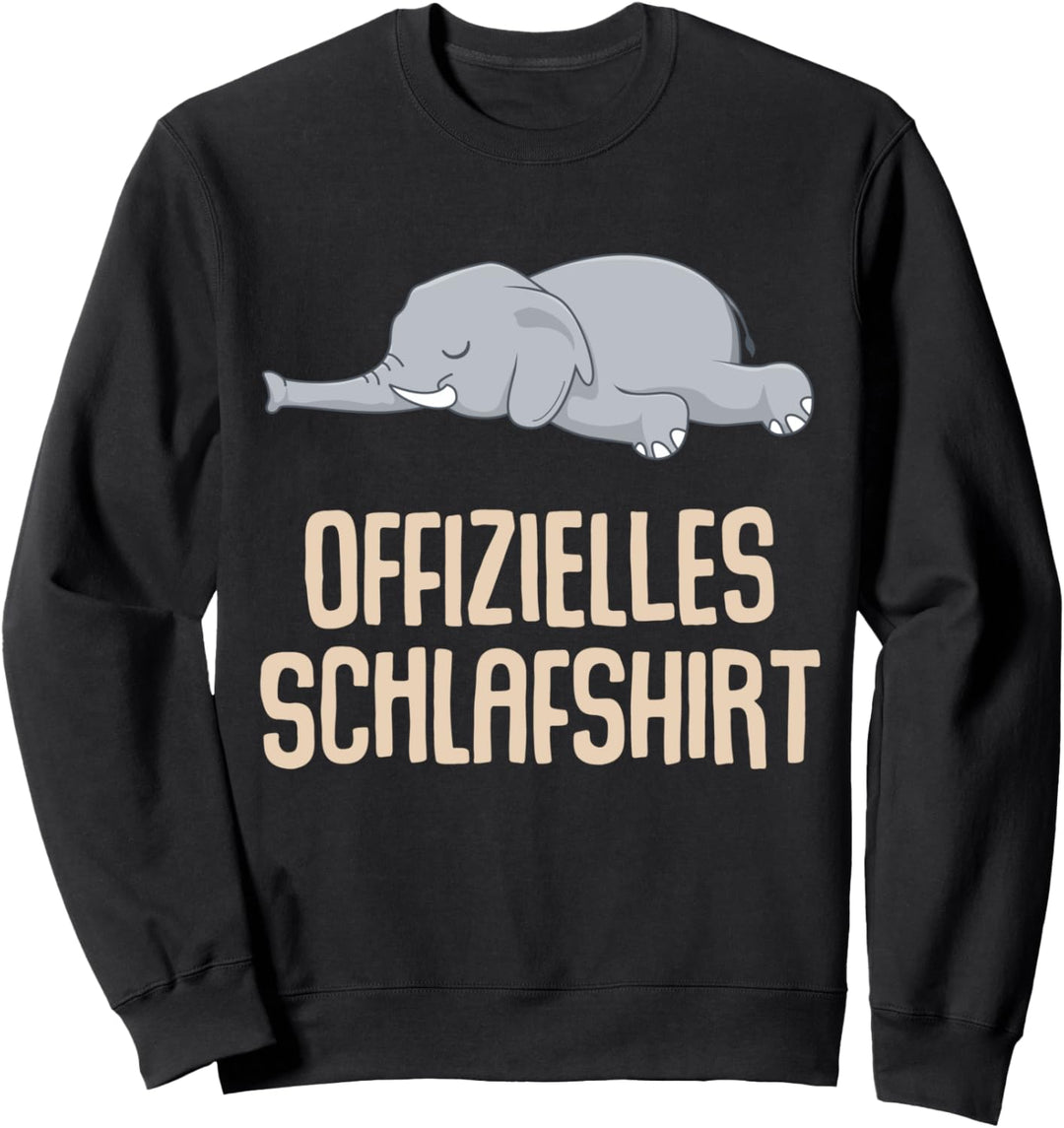 Offizielles Schlafshirt Pyjama Nachthemd Elefant Geschenk Sweatshirt