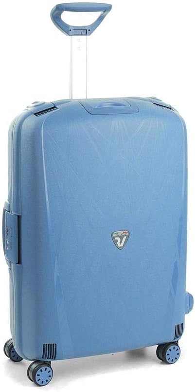 RONCATO Light Hartschalen Koffer Trolley medium Blau, Blau