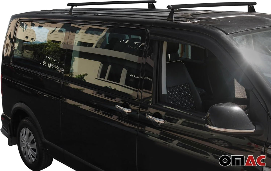 OMAC Heavy Duty Dachträger Querträger kompatibel mit Mercedes Vito W639 2003-2014 – 2 Stangen – Alum