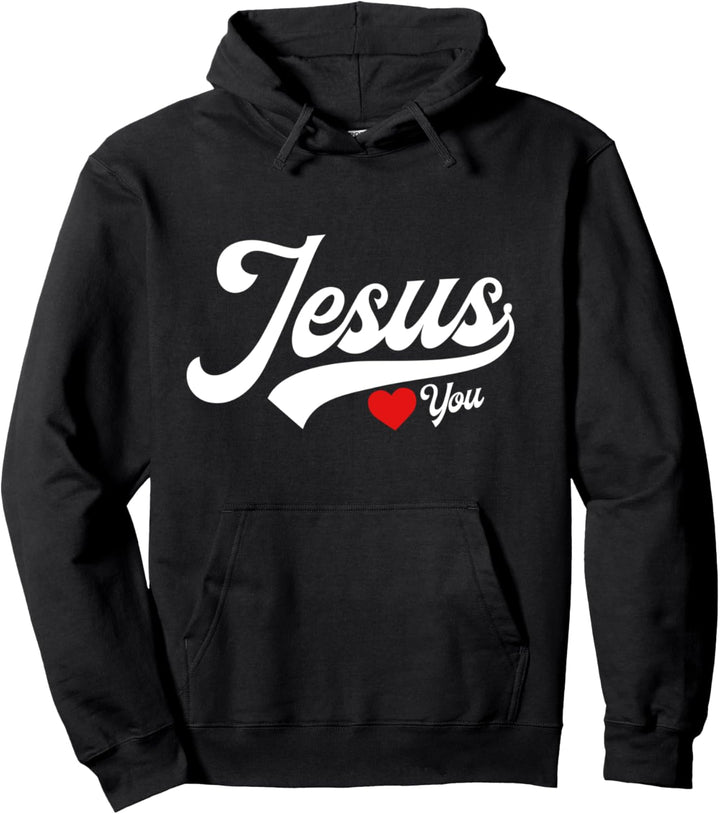 Jesus liebt dich Jesus Loves You Pullover Hoodie