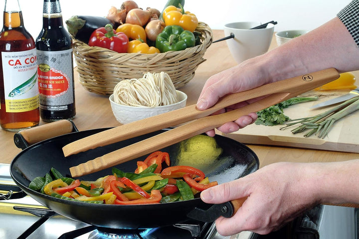 Zetzsche OZ-Goods Design-Grillzange 60 cm, inkl. Geschenkverpackung, Buche