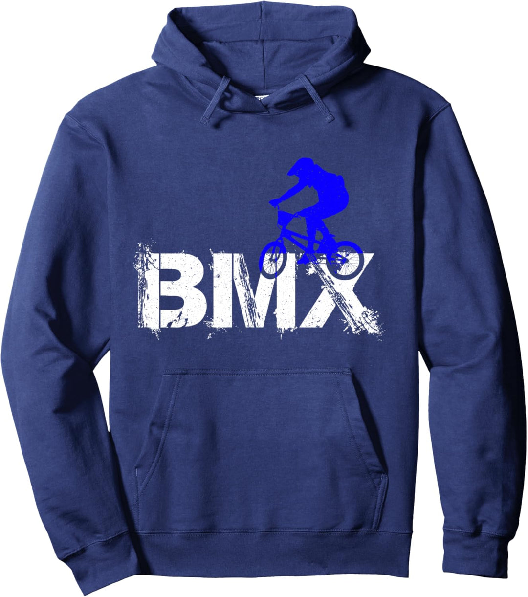 BMX cooles Retro Fan Geschenk Motiv für Junge Mädchen Pullover Hoodie