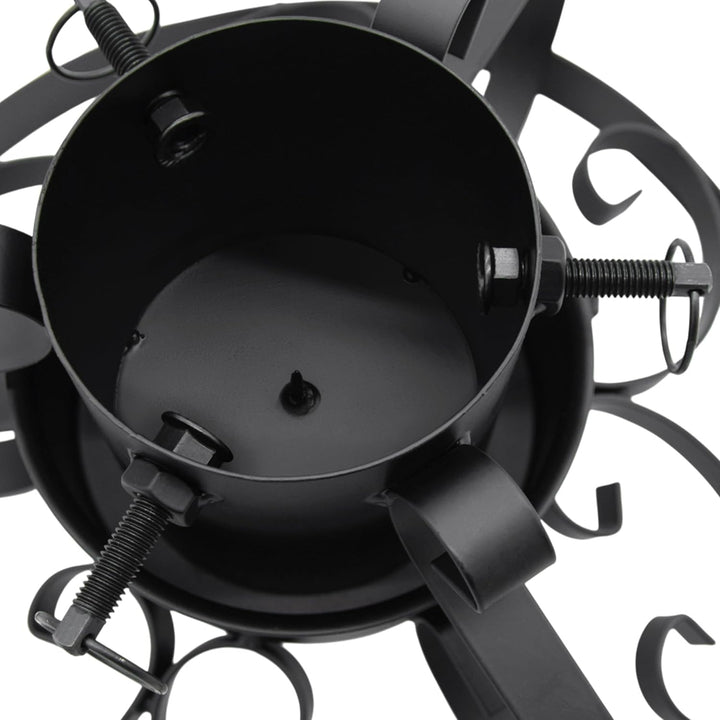 Spetebo Metall Weihnachtsbaumständer im antiken Deisgn - 35 cm - Christbaumständer mit Wasserschale