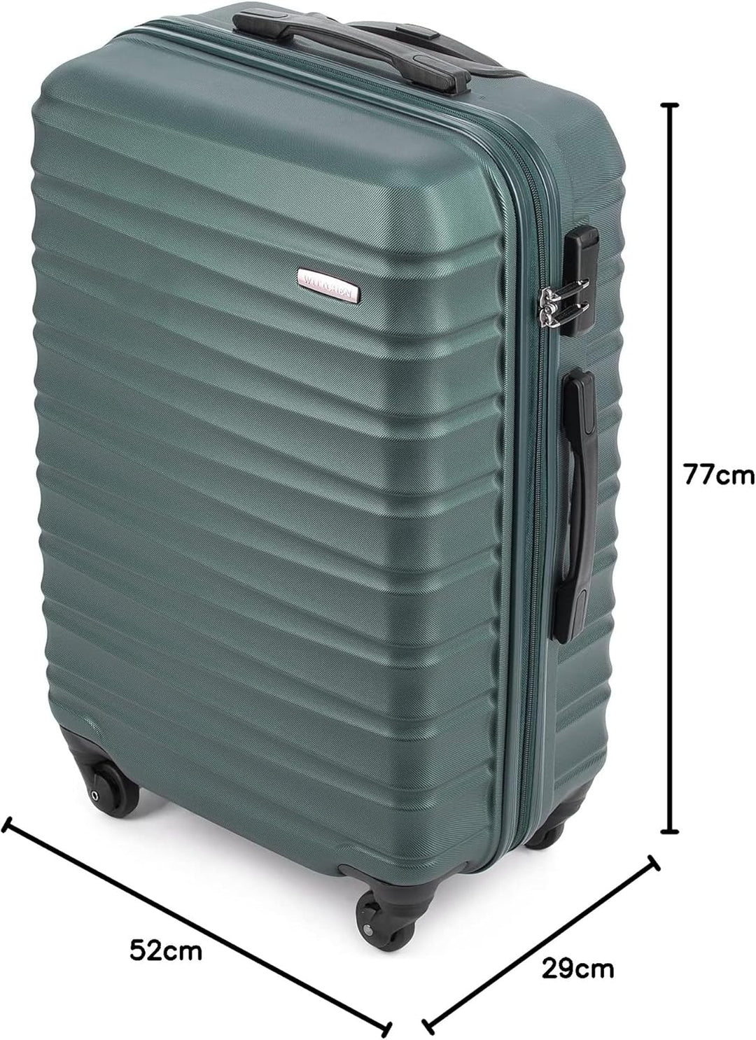 WITTCHEN Reisekoffer 3er Koffer-Set Rollkoffer Trolley Handgepäck Reisekofferset Gepäckset Hartschal