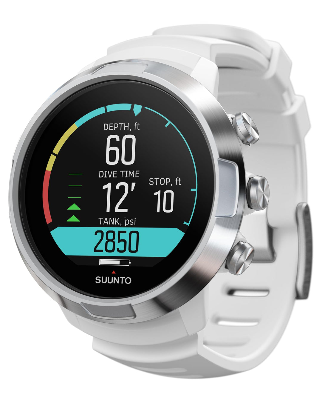 Suunto Dive D5 Tauchcomputer Weiss, Weiss